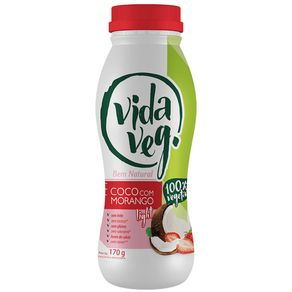 Iogurte-VidaVeg-Coco-com-Morango-Light-Garrafa-170-g