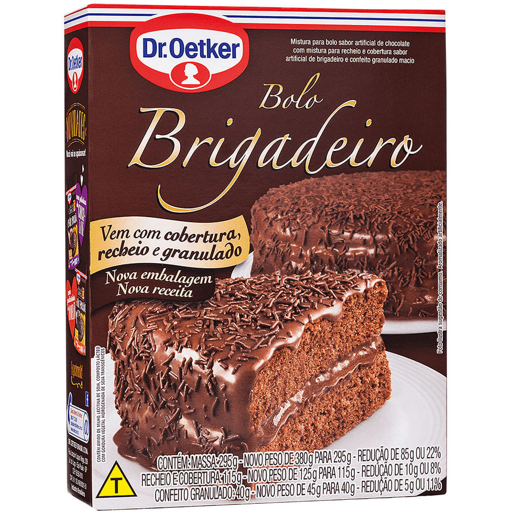 Mistura para Bolo Dr. Oetker Brigadeiro 450g - supernossoemcasa