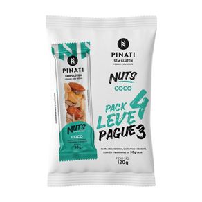 Barra-de-Nuts-Pinati-Coco-Vegana-Sem-Gluten-120g-com-4-Unidades