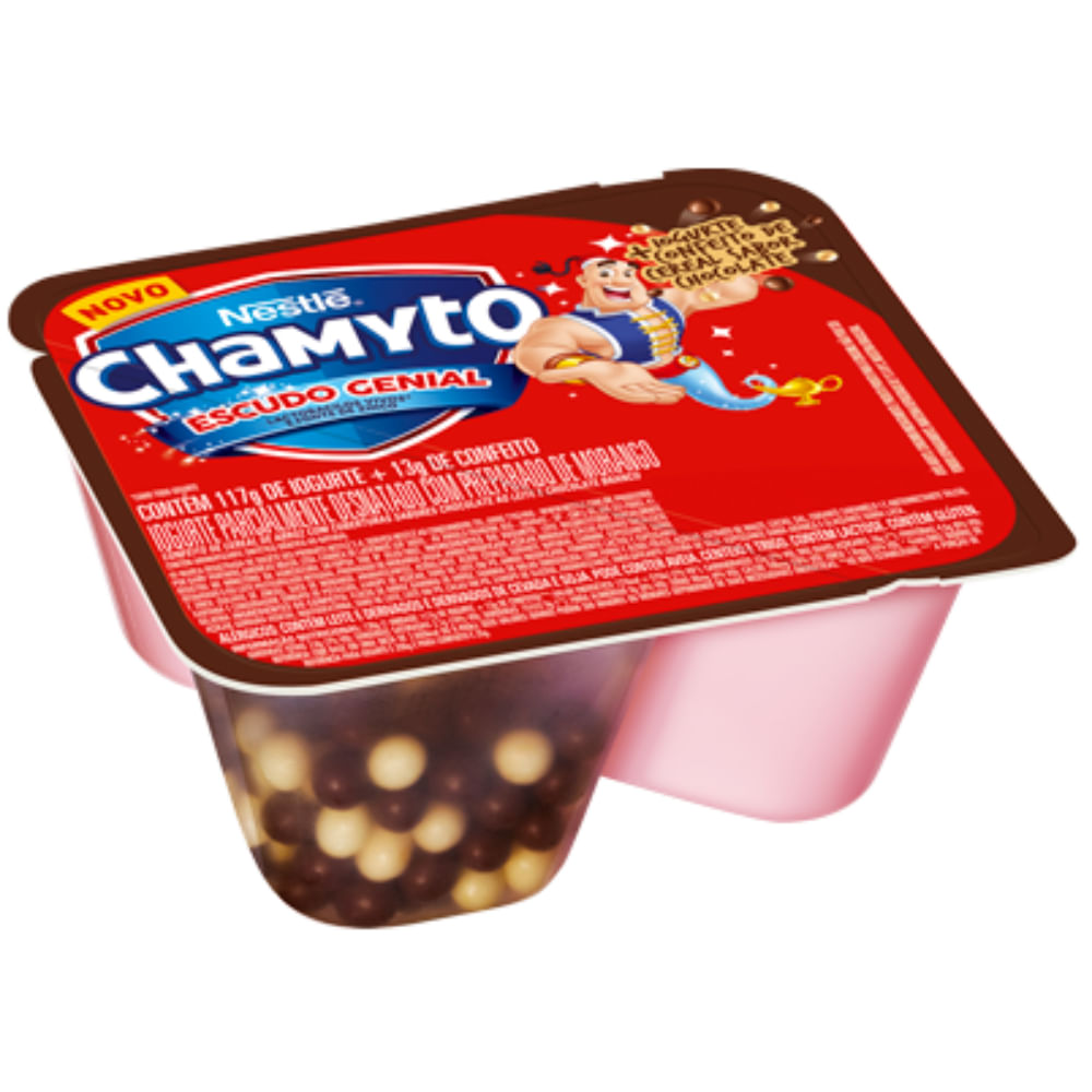 Iogurte Líquido NESTLÉ Chamyto Morango com Cereal de Chocolate 130g ...