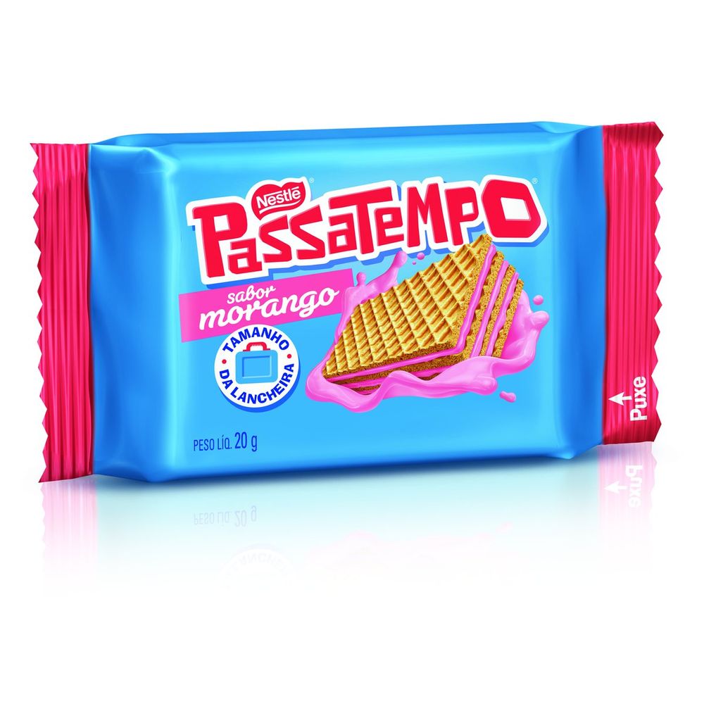 Biscoito NestlÉ Passatempo Mini Wafer De Morango 20g Supernossoemcasa 0003