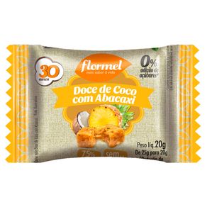 doce-flormel-coco-com-abacaxi-zero-acucar-20g