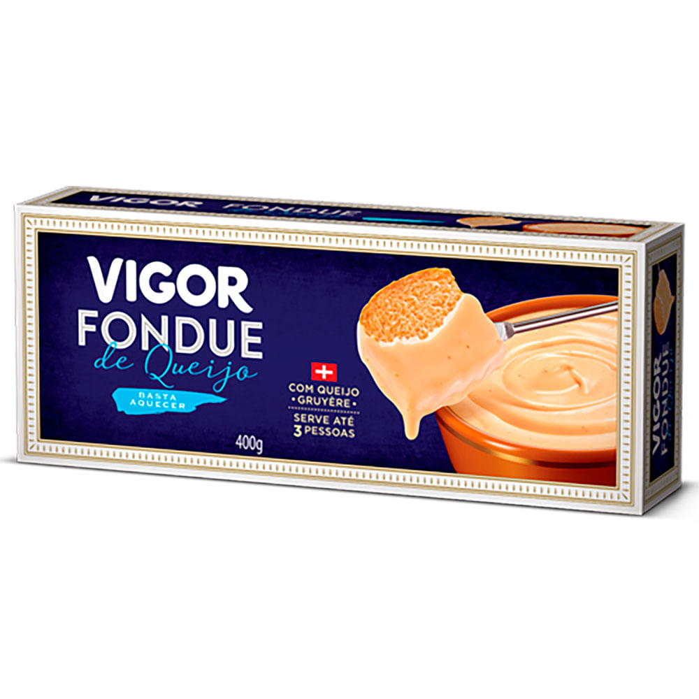 Fondue Vigor Queijo 400g supernossoemcasa