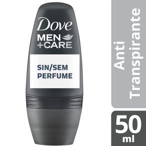 Desodorante Antitranspirante Roll On Dove MEN+CARE Sem Perfume 50ML