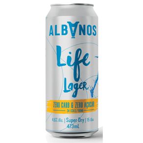 Cerveja-Albanos-Life-Lager-Super-Dry-Zero-Carb-e-Zero-Acucar-473ml