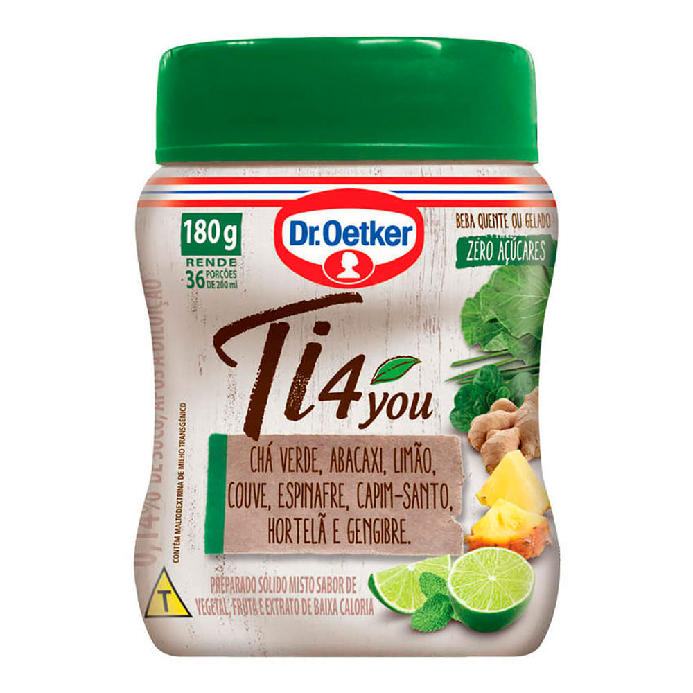 Cha Em Po Dr Oetker Abacaxi Limao Gengibre Hortela 180g Super Nosso Em Casa Cha Em Po Dr Oetker Abacaxi Limao Gengibre Hortela 180g Super Nosso Em Casa