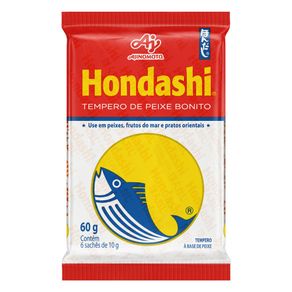 Tempero Pronto de Peixe Oriental Aji-No-Moto Hondashi com 6 Sachês 10 g cada