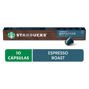 Capsula de Café STARBUCKS® Espresso Roast by NESPRESSO® Torra Escura 10 Cápsulas STARBUCKS ® Espresso Roast by NESPRESSO ® Torra Escura 10 Cápsulas