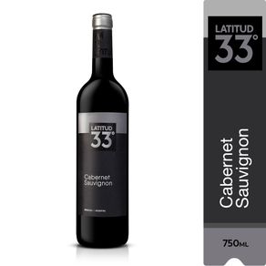 Vinho Argentino Latitud 33º Tinto Cabernet Sauvignon 750ml Vinho Latitud 33 Cabernet Sauvignon 750ml